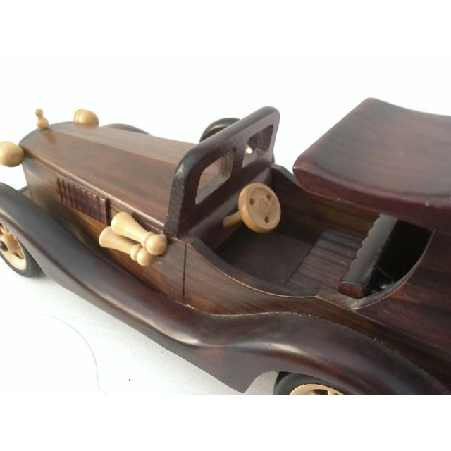 Vintage Model Wood Antique Cars For Sale - Image 10 of 12