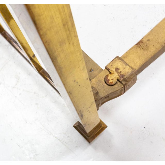 Frenhc Art Deco Brass Bed, 1930 For Sale - Image 10 of 12