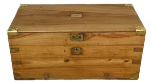 Camphorwood Marine Trunk, 1800s
