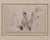Henry Somm “Surprise” — 19th Century Graphite Drawing Original 19th century drawing titled Surprise by Henry Somm (French,...