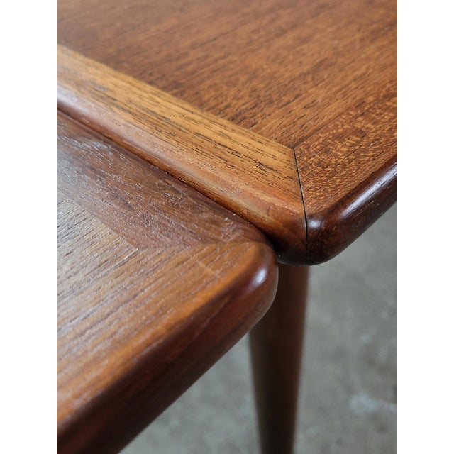 Danish Teak AT 312 Dining Table by Hans Wegner for Andreas Tuck, 1960s For Sale - Image 9 of 18