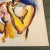 Figurative Original Vintage Female Nude Portrait Watercolor Painting 1970’s For Sale - Image 3 of 6