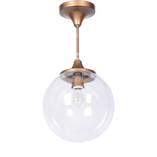 Mid-Century Chandelier in Brass and Glass, Czech, 1960s For Sale