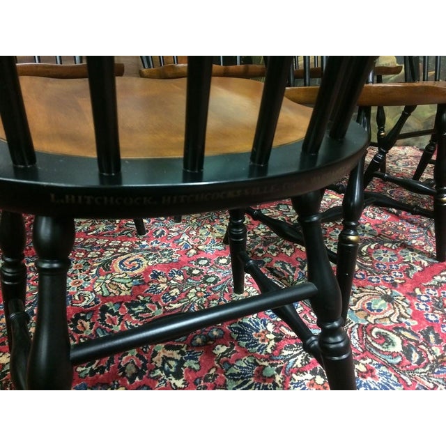 Vintage Windsor Chairs, Hitchcock Furniture, Dining Chairs For Sale - Image 6 of 8