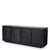 Sideboard in Charcoal Grey Oak Veneer For Sale - Image 4 of 5