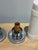 Pair of Art Deco Streamline Moderne Milk Glass & Chrome Accent Lamps, C. 1940s For Sale - Image 6 of 8