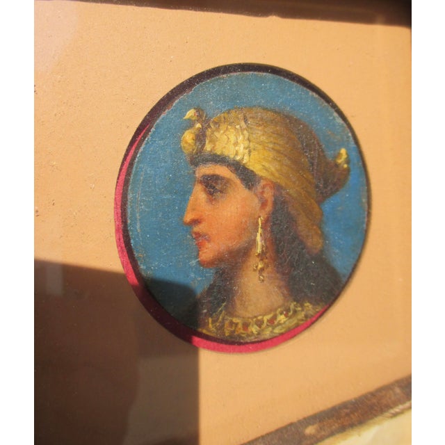 Late 19th Century Egyptian Revival Portraits- Pair of 2 For Sale - Image 5 of 9