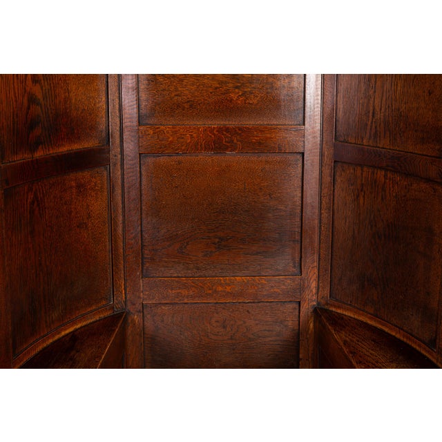 Large Late 18th Century English Oak Hooded Chair For Sale - Image 14 of 14