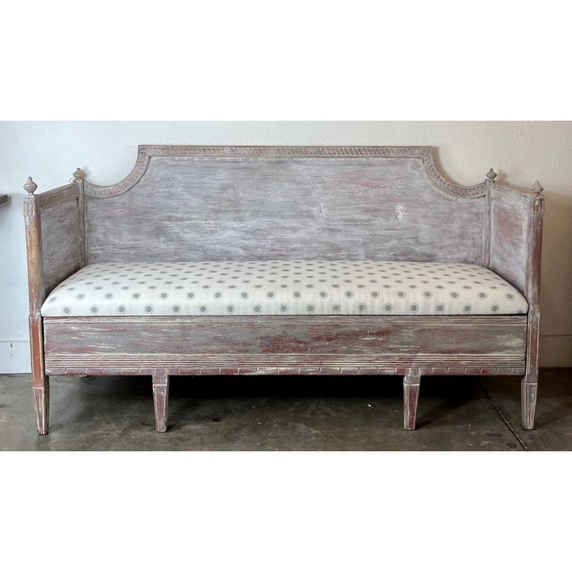 19th Century Swedish Gustavian Style Sofa For Sale - Image 4 of 9