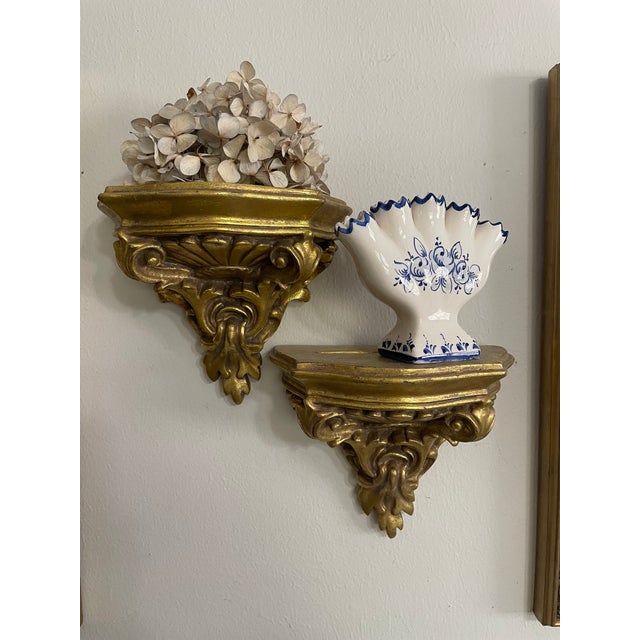 1970s Vintage Blue and White Portuguese Petite Tulip Vase Tulipiere For Sale - Image 11 of 12