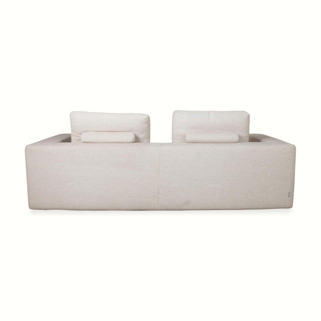 Cream Fabric Three-Seater Sofa from Sabe Italia For Sale - Image 12 of 14
