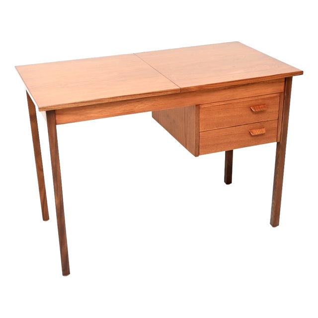 Vintage Danish Teak Desk, 1960s For Sale
