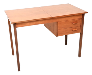 Vintage Danish Teak Desk, 1960s
