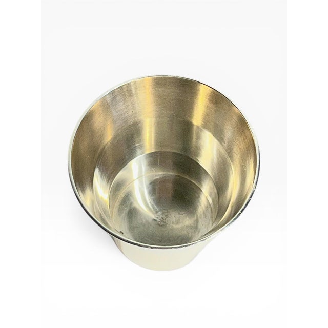 Art Deco French Silver Plate Small Cups Matchstick Holders - Set of 3 For Sale - Image 13 of 13