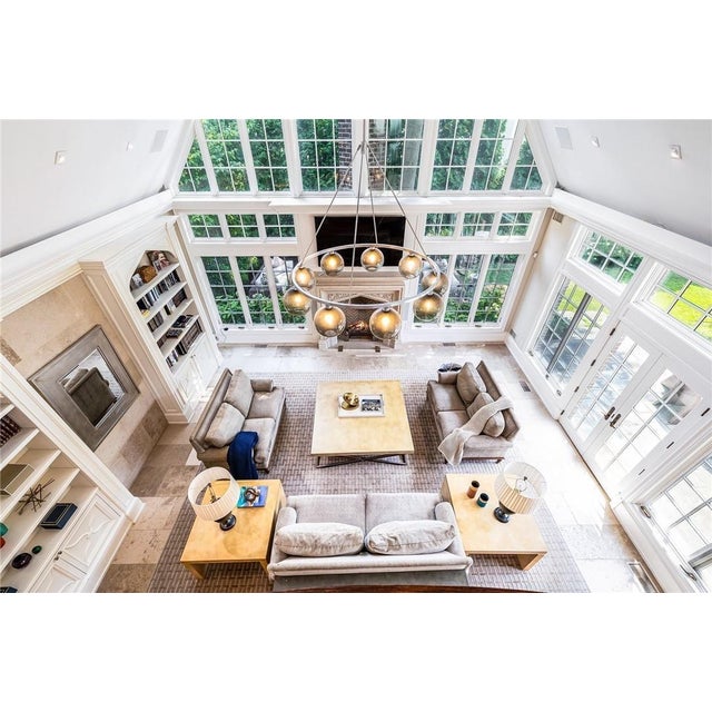 Modern Concrete and Steel Square Coffee Table For Sale - Image 9 of 11