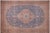 Boho Chic 1990's Vintage Blue/Brown Wool Rug - 8'0'' X 11'2'' For Sale - Image 9 of 10