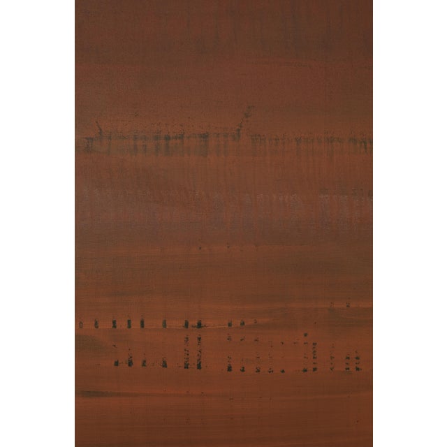 "Volcanic Monochrome 2" - Large Abstract Acrylic Painting by Simon Findlay For Sale - Image 16 of 18