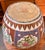 Vintage Painted & Glazed Large Scale Chinese Porcelain Fish Bowl W/ Peony Flowers & Butterflies For Sale - Image 10 of 11