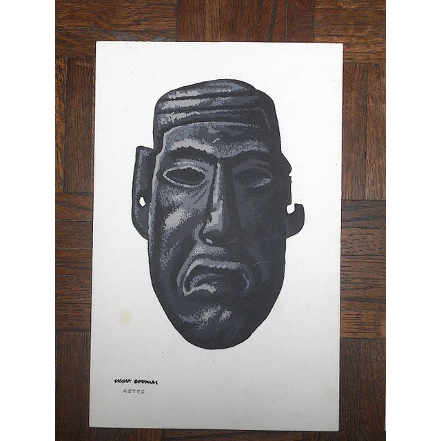 This pair of vintage serigraphs on masonite boards by listed American artist Mark Coomer (1914-2004) was limited to an...