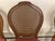 French Provincial 4 Vintage French Louis XVI Style Cane Back Chairs For Sale - Image 3 of 3