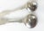 Silver Early 20th Century Pair of Silverplate Sugar or Mustard Spoons by Hall & Elton For Sale - Image 8 of 10