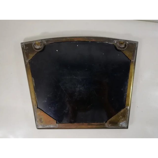 Mirror with Brass Frame and Magnifying Glass, Italy, 1950s For Sale - Image 9 of 13