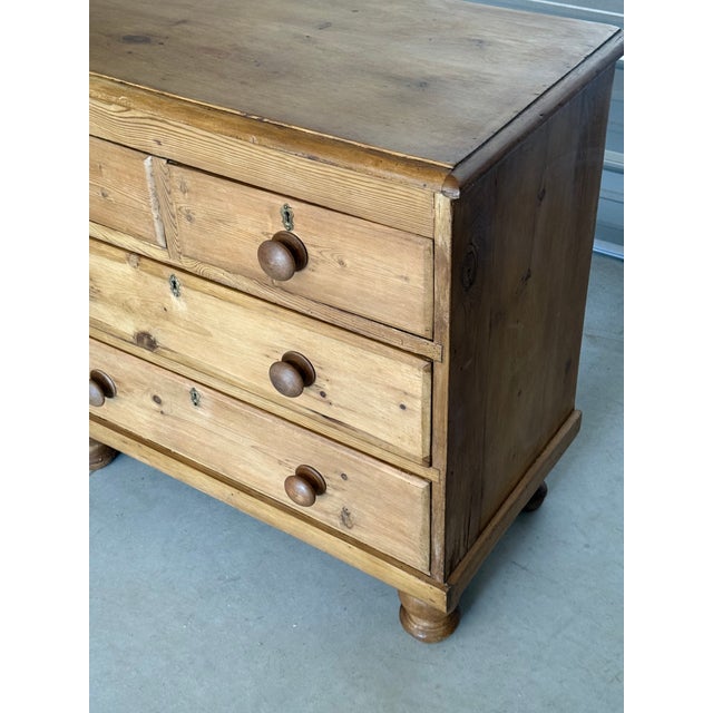 Antique Pine Two Over Two Drawers - Chest of Drawers From England For Sale - Image 11 of 18