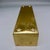 Mid 20th Century Vintage MCM Brass Rectangular Box — Desk Organizer or Planter, Teal-Lined Interior For Sale - Image 5 of 6