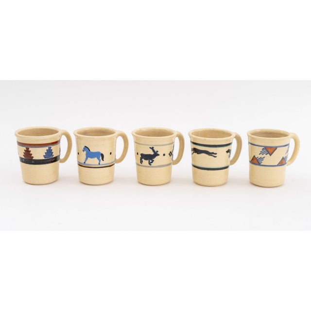 Southwestern Glazed Art Pottery Tableware, 24 Pcs. For Sale - Image 14 of 18