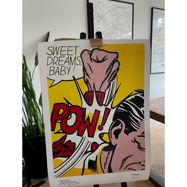 Elevate your collection with this exhibition poster of Sweet Dreams, Baby! (1965) by Roy Lichtenstein, one of the most...