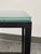 Room & Board Parsons C-Shape Seafoam Glass Table For Sale - Image 10 of 12