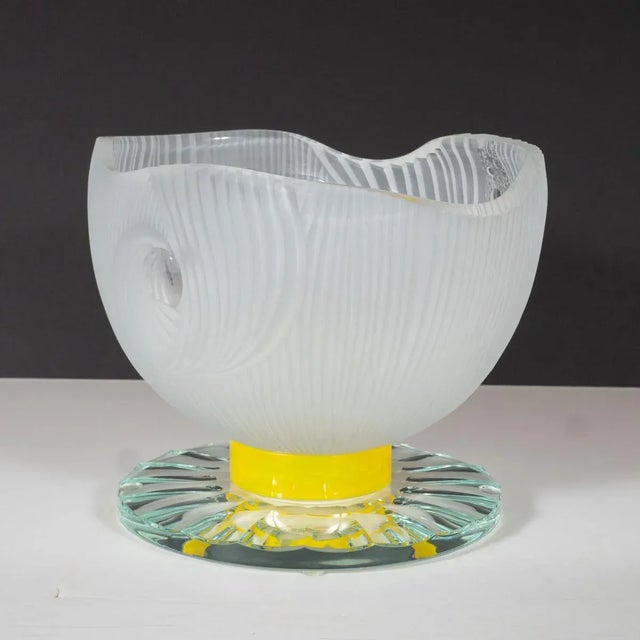 Vintage Organic Art Glass "Nemo" Sculpture by Jiri Jelinek For Sale - Image 4 of 11