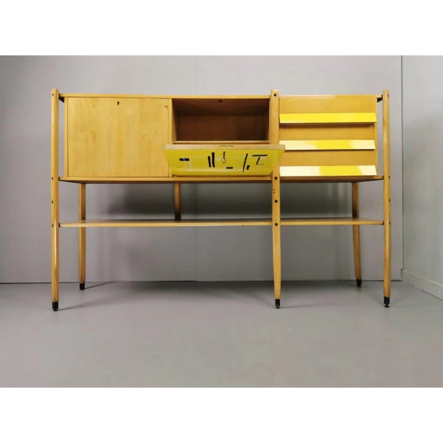 Vintage Highboard by Roberto Aloi, 1950s, in Very Good conditions. Designed 1950 to 1959