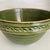 1920s Vintage McCoy Sunburst Pottery Mixing Bowl in Green Glaze For Sale - Image 5 of 12