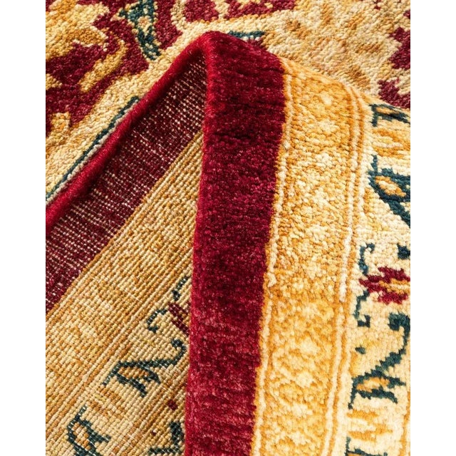 Mogul, One-of-a-Kind Hand-Knotted Area Rug in Red, 6' 1" x 8' 5" For Sale In New York - Image 6 of 8