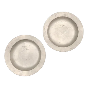 Pair of Pewter Plates, 18th or 19th Century
