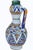Mid 20th Century Handcrafted Colorful Andalusian-Patterned Ceramic-Art Vase For Sale - Image 4 of 9