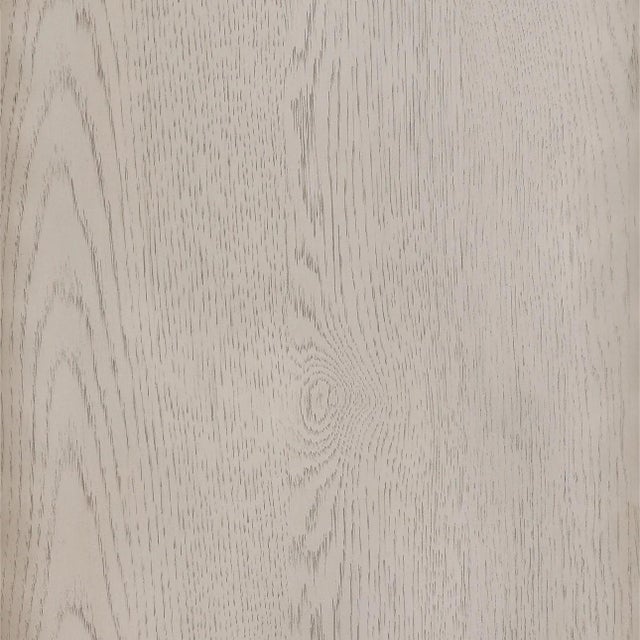 Wood White Wash Ball Leg Transitional Three-Drawer Dresser For Sale - Image 7 of 7