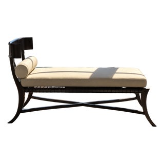 Mid Century Klismos Chaise Lounge For Sale