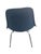 Vintage Mid-Century Modern Blue Fiberglass Shell Chairs, Chrome Legs, Set of Four For Sale In Buffalo - Image 6 of 18