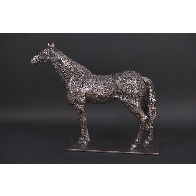 Hugo Verheyen, Sculpture Standing Horse, 1980, Metal For Sale - Image 4 of 11
