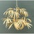 Vintage Currey and Company “Calliope” Palm Frond Chandelier For Sale - Image 9 of 12