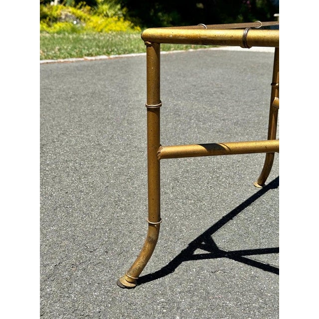 Pair of Faux Bamboo End Tables of Coffee Tables For Sale - Image 11 of 12