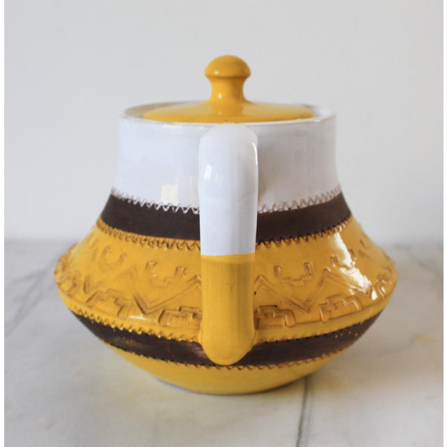 Mid 20th Century Italian Mid-Century Modern Ceramic Teapot or Coffee Pot For Sale - Image 5 of 14