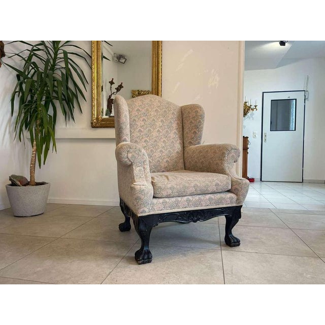 Historicism Wing Armchair For Sale - Image 10 of 18