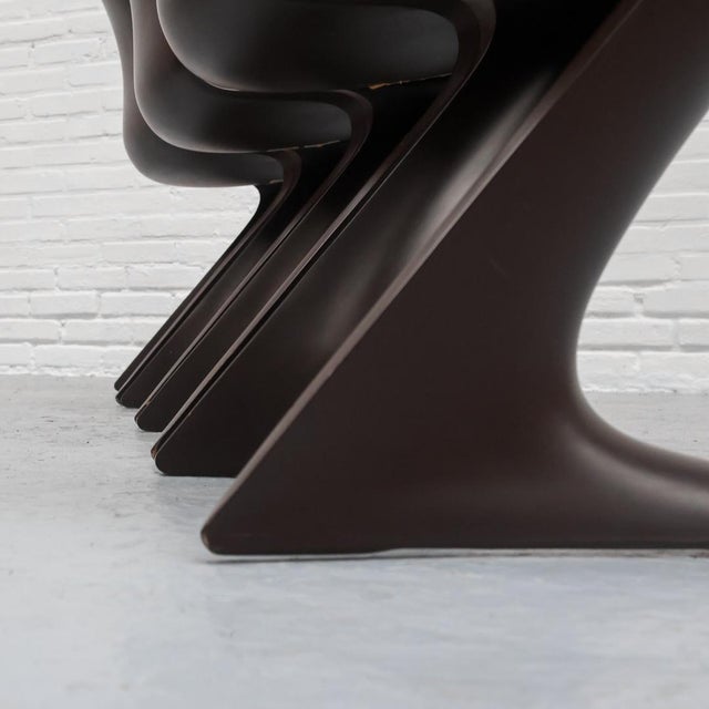 1970s Z Chairs by Ernst Moeckl for Horn Collection 1970s, Set of 4 For Sale - Image 5 of 18