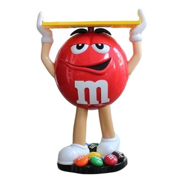 M&Ms Display in Plastic, 1990s For Sale