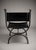 Iron & Leather Curule Armchairs — Set of Four, Sold in Pairs or as a Complete Set For Sale - Image 4 of 9
