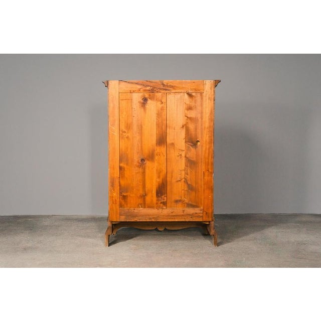 Small Vintage Biedermeier Display Cabinet, Late 19th Century For Sale - Image 6 of 18