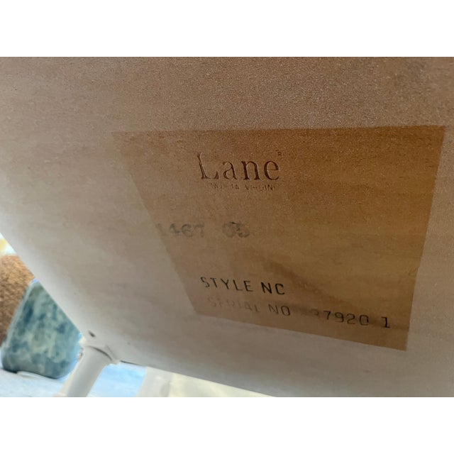 1970s Pair Lacquered Lane Alta Vista Faux Bamboo Side Tables For Sale - Image 12 of 12